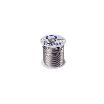 [CT-R63SN-37PB] Rollo de soldadura OMEGA de 0.062” (63% Sn y 37% Pb) con 454 g.
