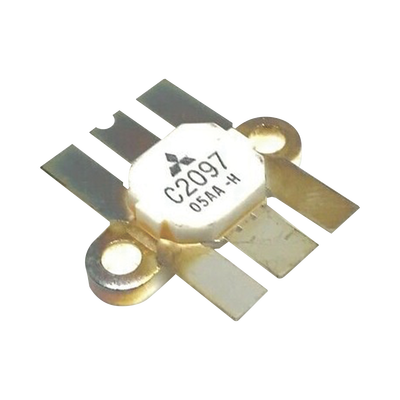 [2SC2097] Transistor  de Silicio NPN Epitexial, 30 MHz, 13.5 Vcc, 70 Watt, T-40E.