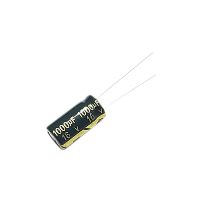 [1000M0016V] Capacitor Electrolítico de Aluminio, Radial de 1000 µFd, 16 Vcc, 105 °C, 10 x 15 mm.