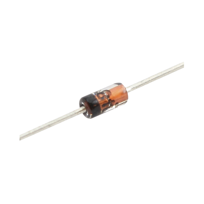[1N4148] Diodo de Conmutación, I fwd. 300 mA, Vrev 75 V, 0. 5 Watt, Tiempo de Recuperación 4.0 nS, Empacado DO-35.