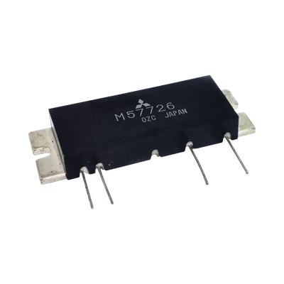 [M57726] Modulo de Potencia RF para 144-148 MHz, 12.5 Vcc, 14 Amp., 43 Watt, H2.