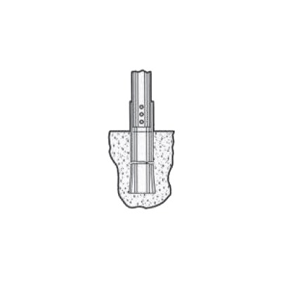[BXB6]  Sistema de Anclaje Tipo "L" para Torre Autosoportada TBX-48 (Juego de Tres).