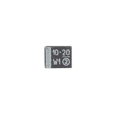 [74-593D20V10B] Capacitor de Tantalio SMD, 10 uFd, 20 Volt.