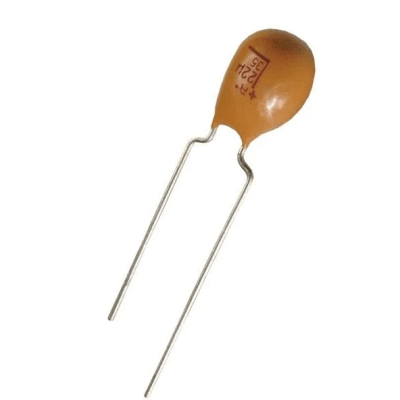 [TAP-225K-025SCS] Capacitor de Tantalio de 2.2uF , Emplomado sólido de 25V 