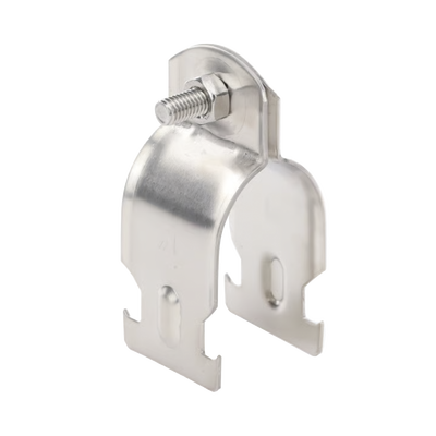 [STRUT-STRAP1] Abrazadera de Acero Inoxidable  de 1" Para Unicanal Tipo Strut