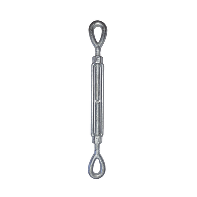 [TEN-1/2X6-OOJ] Tensor de 1/2" x 6" Acero Forjado OJO-OJO Galv. Inmersión en Caliente (Carga Max. 2200 Kg).