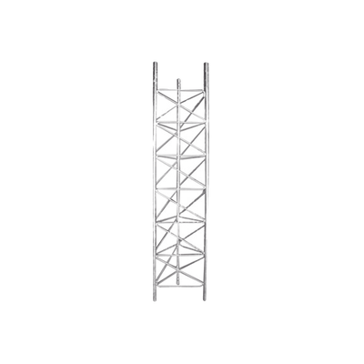 [STZ-60G] Tramo de Torre de 3 m x 60 cm de Ancho (Tubo 1-1/4" Ced. 30), Galvanizado por Inmersión en Caliente, Hasta 99 m de Elevación.