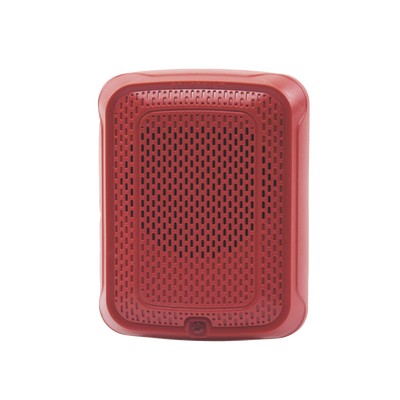 [SPR-L] Bocina para Montaje en Pared, Color Rojo, Nuevo Diseño Moderno y Elegante y Menor Consumo de Corriente