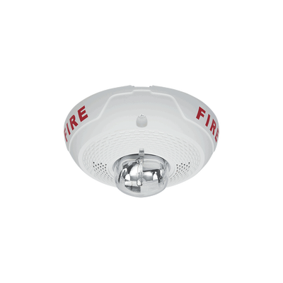 [SPS-CWL] Bocina con Lámpara Estroboscópica, Montaje en Techo, Color Blanco, Nuevo Diseño Moderno y Elegante y Menor Consumo de Corriente