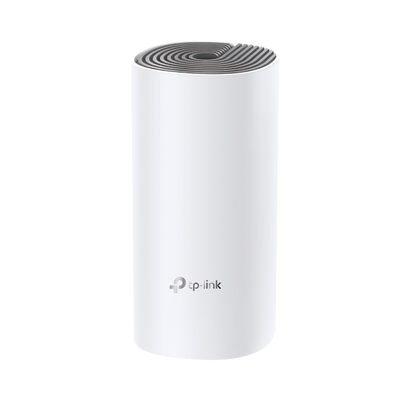 [DECOM4] Router Inalámbrico MESH Interior para Hogar / Doble Banda Wi-Fi 5 AC1200 Mbps / 2 Puerto Gigabit WAN/LAN / 2 Antenas Internas / Administración Mediante la App Deco (iOS, Android) 