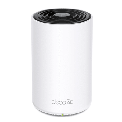 [DECO-XE75-PRO] Router Inalámbrico MESH Interior para Hogar / Doble Banda Wi-Fi 6E AX5400 Mbps / 1 Puerto 2.5G WAN/LAN / 2 Puertos 1G WAN/LAN / 4 Antenas Internas / Administración Mediante la App Deco (iOS, Android) / Protección HomeShield