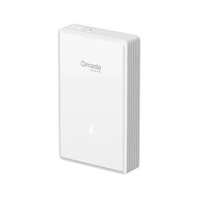 [EAP725-WALL] Punto de Acceso Omada / Wi-Fi 7 BE3600 MU-MIMO 2x2 / 1 Puerto Entrada 2.5 Gbps PoE ++ / 1 Puerto 2.5 Gbps PoE pass-through / 2 Puertos 1 Gbps / Mesh Omada / Operaciones Multiencale (MLO) / Configuración por Controlador o Stand-Alone / Para Montaje 