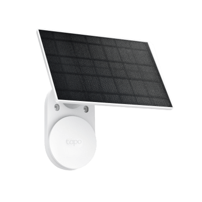 [TAPO-A201] Panel Solar / 2.5 W Máximo / 5.2 V Voltaje / IP65 / Cable 4 m (13.1 ft) / Compatible Cámaras Tapo / Tipo-C + Micro USB / Montaje Ajustable