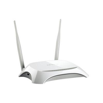 [TL-MR3420] Router inalámbrico  3G/4G, 300 Mbps 1 puerto USB (3G/4G), 1 puerto WAN 10/100 Y 4 puertos LAN 10/100, 2 antenas omnidireccionales de 5 dBi