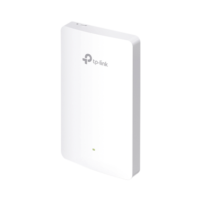 [EAP225-WALL] Punto de acceso Omada doble banda 802.11ac, PoE 802.3af/at, MU-MIMO, MIMO 2x2 diseño placa de pared con tres puertos adicionales, soporta hasta 100 clientes.