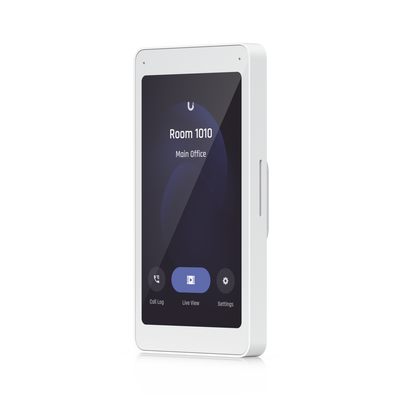 [UA-INTERCOM-VIEWER] UniFi Intercom Viewer, monitor que se vincula a UA-INTERCOM, para visualizar y aperturar, pantalla táctil de 5", energizado por POE, montaje en pared