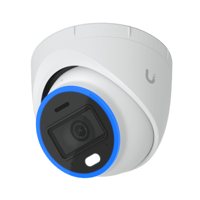 [UVC-AI-TURRET-W] Cámara UniFi Protect Turret AI blanca / 4K(8MP) / Ángulo ultra-ancho 109.9 / Visión Nocturna IR 40 m / AI Avanzado: Reconocimiento de Rostros y Matrículas / LED para color en la noche / Micrófono 2 vías / ranura M