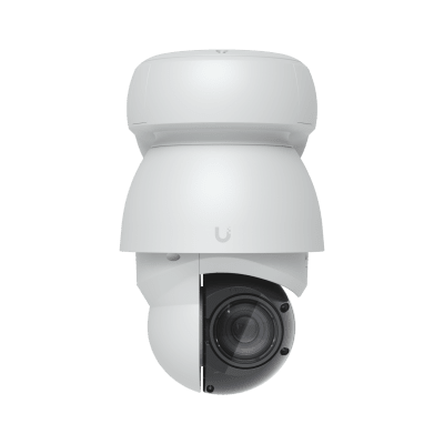 [UVC-AI-PTZ-W] Cámara UniFi Protect PTZ AI Industrial Color Blanco, 4K (8MPX), Zoom Óptico 22x, Visión Nocturna IR 100 m, Reconocimiento Facial y Placas, Protección IP66, Movimiento 360°, PoE++
