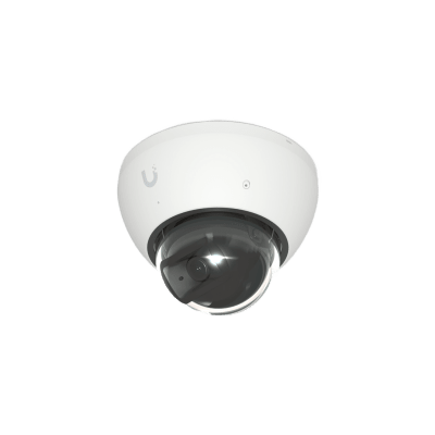 [UVC-AI-DOME-W] Cámara UniFi Protect G5 AI Dome Blanco, Para Interior o Exterior, 4K (8MPX), Ángulo 109.9°. Visión Nocturna IR Hasta 40m, Detecciones Inteligentes de Rostros y Placas, Audio Bidireccional, Protección IP66, Anti-Vandalismo