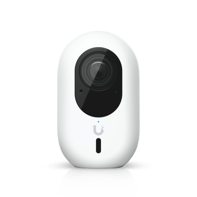 [UVC-G6-INS-W] Cámara UniFi Protect G6 Instant con WiFi, 4K, Sensor de Imagen 8MP 1/1.8", Multi-TOPS AI, Audio Bidireccional, Visión Nocturna IR, Protección IPX5, Reconocimiento Facial y de Matrícula