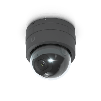 [UVC-G5-DOME-ULTRA-B] Cámara IP UniFi G5 Domo Ultra Color Negro, Bajo Perfil para Interior, 2K (4MPX), Ángulo Amplio 102.4°, Visión Nocturna IR Hasta 20mts, Detección de Eventos, para Pared o Techo
