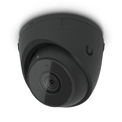 [UVC-G5-TURRET-ULTRA-B] Cámara UniFi Protect G5 Turret Ultra Color Negro, compacta, para exterior / 2K (4 MPX) / ángulo 102.4° / visión nocturna hasta 30mts/ detección de eventos / micrófono, POE+