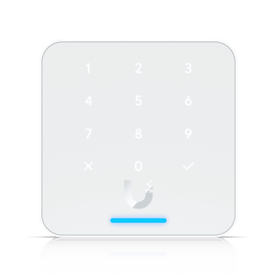 [UA-G3-FLEX-W] Lector de Acceso G3 Flex con Teclado y NFC, Compatible con App UniFi Identity y Touch Pass, Uso con Guantes o Humedad, Resistencia IP55 y Alimentación PoE