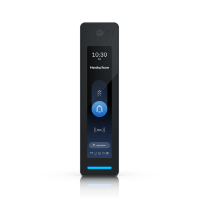 [UA-G3-PRO-B] Lector de Acceso G3 Pro con NFC, PIN, App UniFi Identity, Reconocimiento Facial y Touch Pass, Intercomunicador con Video, Resistencia IP55 y Alimentación PoE