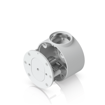 [UACC-CAMERA-CJB-W] Camera Compact Junction Box – Caja de Conexiones Antimanipulación para Cámaras Compactas Dome y Turret Color Blanco