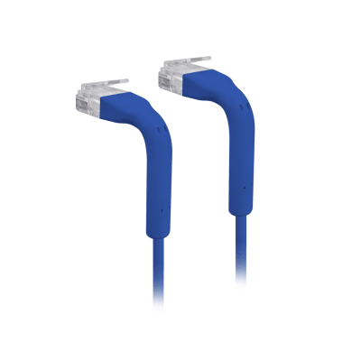 [U-CABLE-PATCH-3M-RJ45-BL] UniFi Patch Cable Cat6 Ultradelgado GbE con Botas Flexibles, Color Azul, 3 Metros (9.84 Pies)