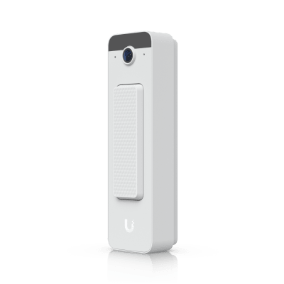 [UVC-DOORBELL-LITE-W] UVC Doorbell Lite – Videoportero Compacto 5 MP PoE con Visión Nocturna IR, Audio Bidireccional y Diseño Resistente al Clima, Color Blanco