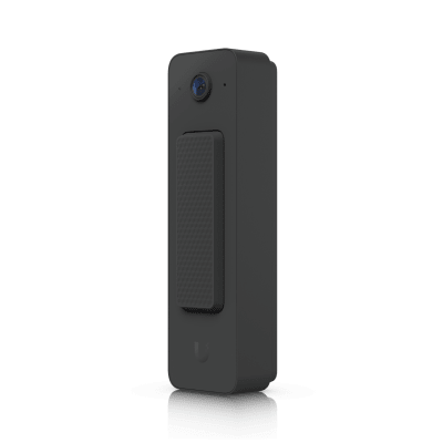 [UVC-DOORBELL-LITE-B] UVC Doorbell Lite – Videoportero Compacto 5 MP PoE con Visión Nocturna IR, Audio Bidireccional y Diseño Resistente al Clima, Color Negro
