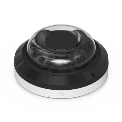 [UVC-AI-MS-4-W] Cámara Multisensor AI de 32 MP con 4 Lentes Ajustables, Zoom Óptico 2.33×, Cobertura IR 360°, Motor AI Multi-TOPS y Alimentación PoE++ para Monitoreo de Amplia Cobertura