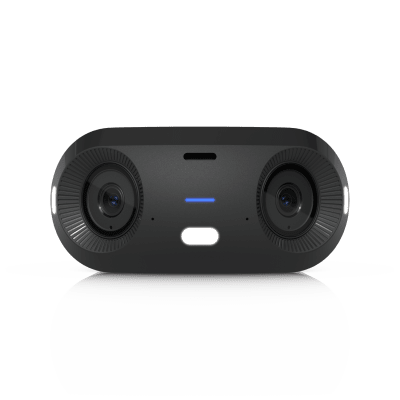 [UVC-G6-180-W] UniFi Protect G6 180 – Cámara PoE+ Dual Sensor de 16 MP para Interior/Exterior con Motor de IA Multi-TOPS y Cobertura Panorámica de 180°