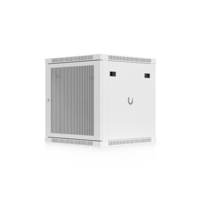 [UACC-RACK-12U-WALL-600-P] UACC Rack Cabinet 12U (598 x 600 mm) - Gabinete Cerrado para Montaje en Pared con Puerta Frontal Perforada, Totalmente Ensamblado con Ventiladores Integrados y Paneles Removibles