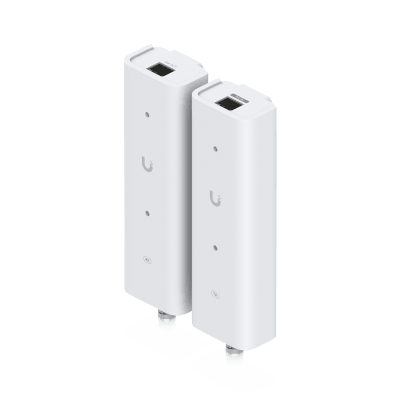 [UACC-RETROFIT-POE-2WIRE] Kit Extensor PoE sobre 2 Hilos (Par Transmisor/Receptor) para Cable Par Trenzado o Coaxial, Entrada PoE++ y Salida PoE/PoE+, Incluye Adaptadores BNC