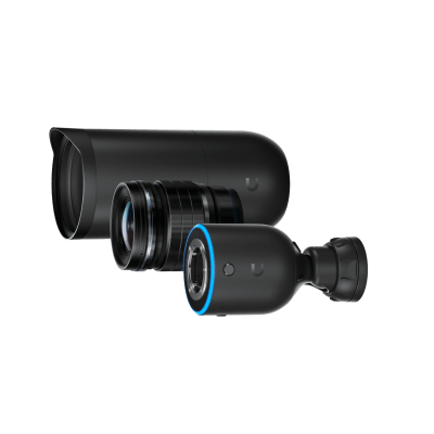 [UVC-AI-DSLR] UniFi Protect AI DSLR – Cámara 4K PoE+ para Interior/Exterior con Sensor de Alta Sensibilidad, Lente Fija Gran Angular de 17 mm y Analítica Avanzada por IA