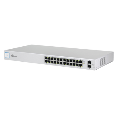 [US-24] Switch UniFi capa 2 administrable de 26 puertos Gigabit (24 eth. y 2 SFP) Throughput 38.69 Mpps