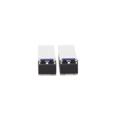 [UF-SM-10G] UFiber Módulo SFP+ 10G, transceptor MiniGibic MonoModo 10 Gbps, distancia 10 km, conectores LC, paquete de 2 piezas