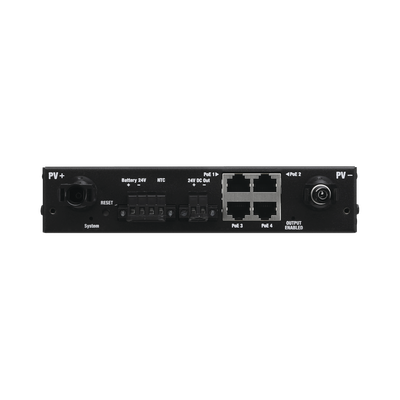 [SM-SW-40] Controlador de carga MPPT SunMax SolarPoint 24V 7A para interior con switch PoE pasivo 24V integrado para alimentar equipos airMAX