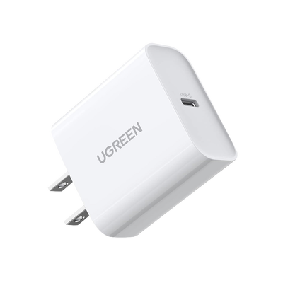 [60449B] Cargador USB-C de 20W | 1 USB-C de Carga Rápida | QC4.0+ | PD3.0 | PPS | BC1.2| Carga Inteligente | Chip PWM | Múltiple Protección | Mayor Eficiencia Energética | Tamaño Compacto | Carcasa Ignifuga | Color Blanco.