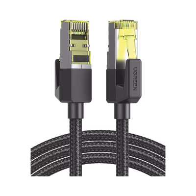 [80424] Cable Ethernet Cat7 CLASS F/FTP Redondo con Malla de Nylon 3 Metros (9.84 Pies)