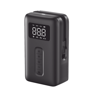 [15951] Inflador de Neumáticos | Compresor de Aire Portátil |  Bomba de Aire de 150 PSI | Flujo de Aire de 15L/Min | Con Batería Integrada | Cuenta con Luz LED | Ideal para coches, bicicletas, pelotas de motocicleta.