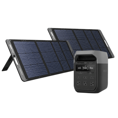 [KITEFD315114] KIT DE ENERGÍA PORTÁTIL ECOFLOW E980 Y PANEL SOLAR 200W