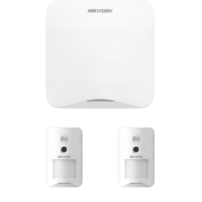 [AXHOME-KIT-PIR-CAM] (AX HOME) KIT de Alarma AX HOME / Incluye: 1 Panel Wi-Fi / 2 Cámaras Inalámbricas + PIR / Batería de Respaldo / Compatible con Hik-Connect P2P y Hik-Partner PRO
