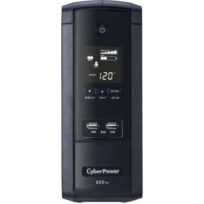 [BRG850AVRLCD] UPS Inteligente LCD / 850 VA / 510 W / Línea Interactiva con AVR / Onda Senoidal Simulada / 10 Tomas NEMA 5-15R / Protección Ethernet y Coaxial / 2 Puertos USB de Carga / Certificación ENERGY STAR