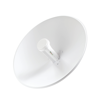 [PBE-M5-400] PowerBeam airMAX M5, larga distancia, frecuencia 5 GHz (5170-5875 MHz) con antena tipo plato de 25 dBi