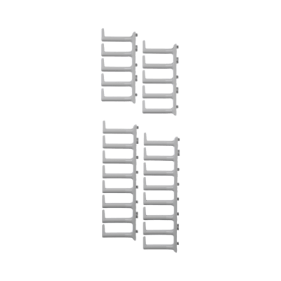 [XG-FMS45W] Kit de Dedos Para Administración de Cables en Gabinetes FlexFusion™, de 42 o 45 UR,  Dedos de 100 mm de Longitud, Color Blanco 