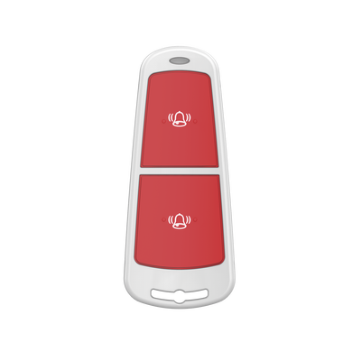 [DS-PD1-EB-WS2] (AX HUB) Botón de Pánico Inalámbrico Doble / Protección Contra Activación Accidental