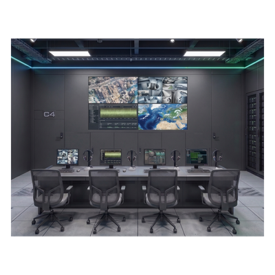 [DS-VW2X20B55] Kit Videowall 2x2 / 4 Pantallas 55" Full HD / Decodificador 16CH 4K / Base de Piso / Hikvision